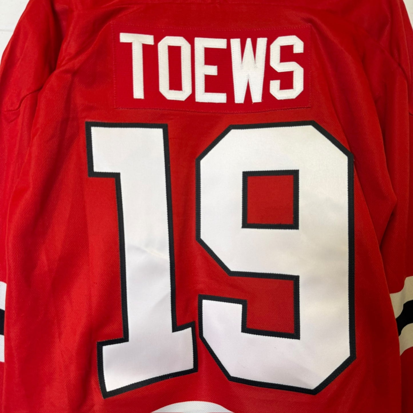 90s Chicago Blackhawks Jonathan Towes NHL Hockey Jersey