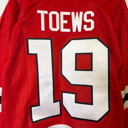 90s Chicago Blackhawks Jonathan Towes NHL Hockey Jersey