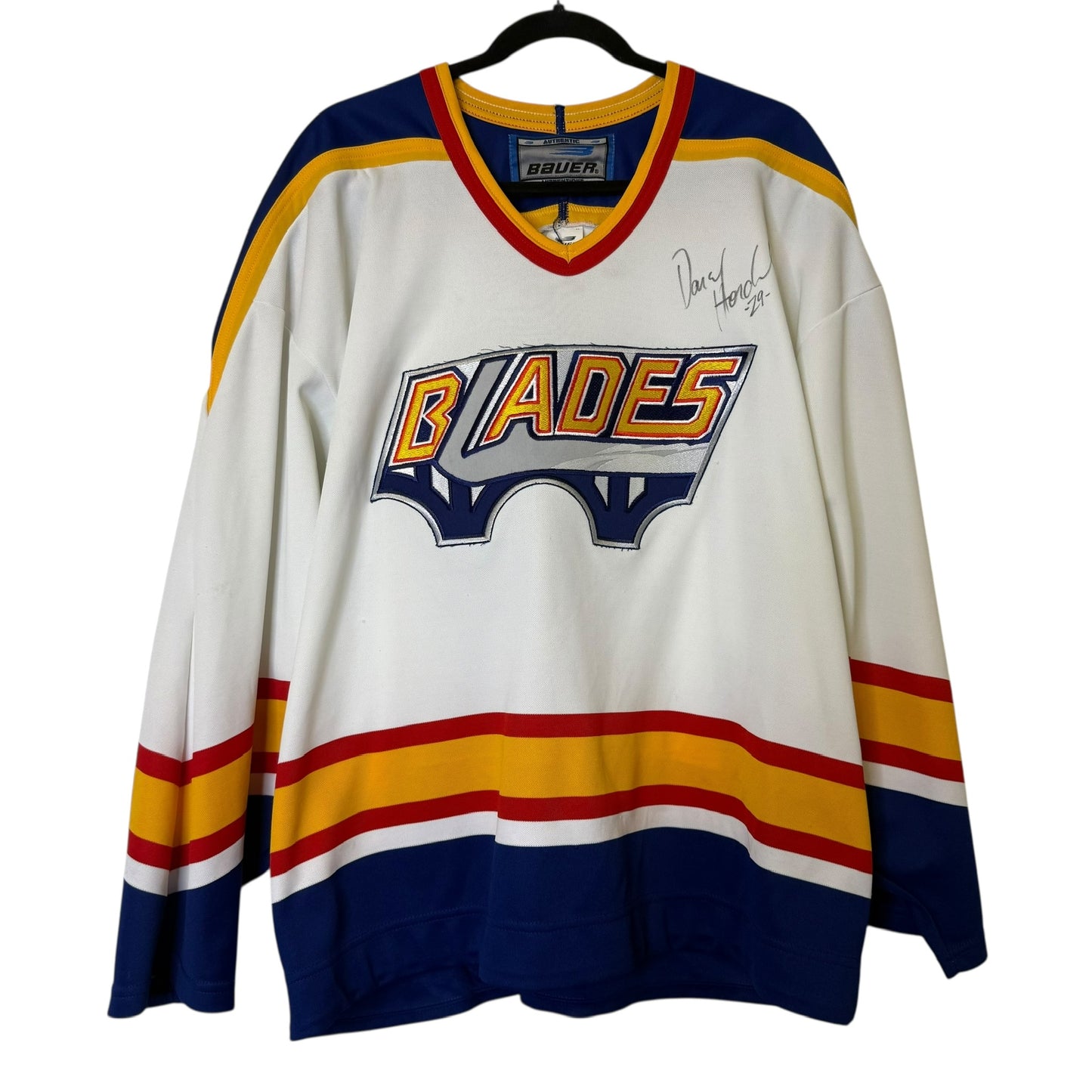 2000s Saskatoon Blades Darcy Hordichuk Hockey Jersey