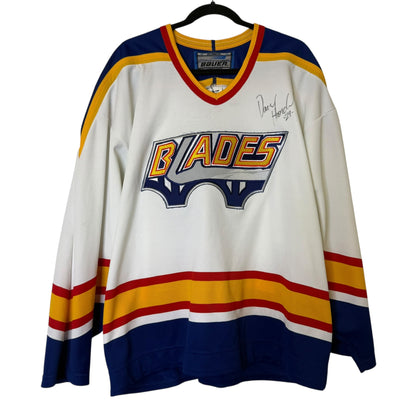 2000s Saskatoon Blades Darcy Hordichuk Hockey Jersey