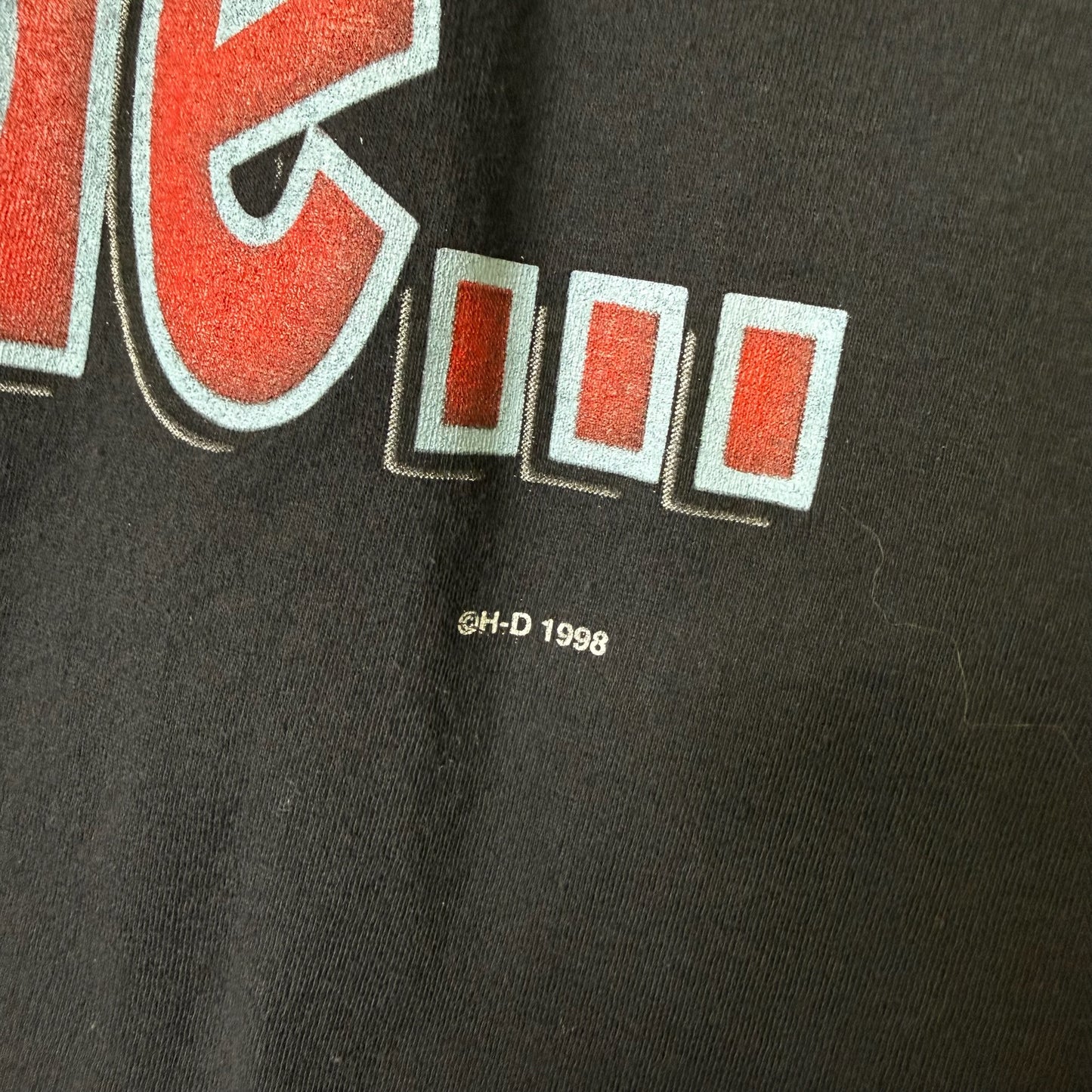 1998 "I don't need your attitude" Harley Davidson T-Shirt Sz L (B1156)
