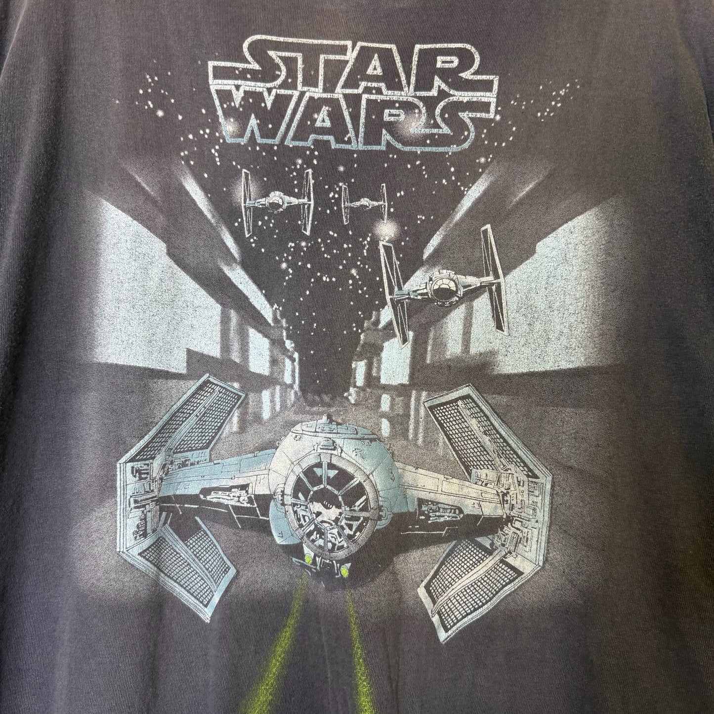 90's Star Wars Tie Fighter & X-wing T-shirt Sz L (A8214)