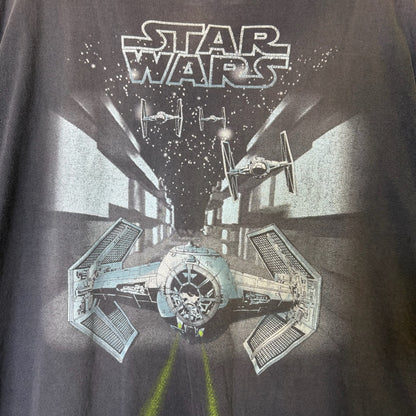 90's Star Wars Tie Fighter & X-wing T-shirt Sz L (A8214)