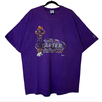 90s Vince Carter Toronto Raptors T-shirt Sz 2XL (B2585)