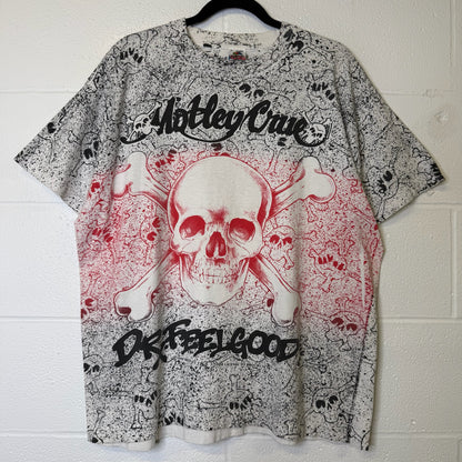 90s Motley Crue Dr Feel Good Band T-Shirt Sz XL (B2893)