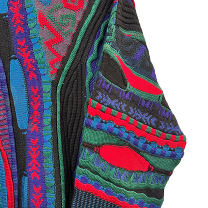 90's Coogi Style by Tundra Knit Sweater Sz L (A7484)