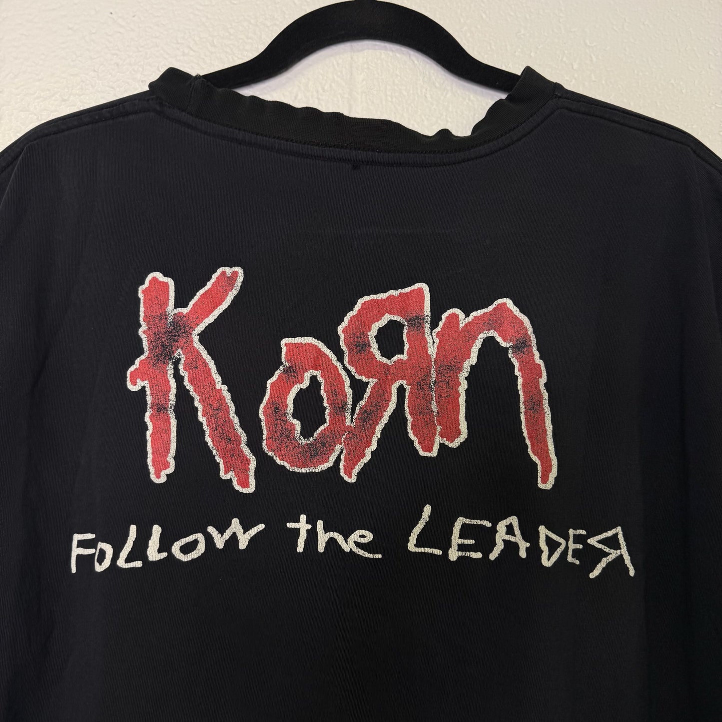 90's Korn Follow The Leader Band T-Shirt  (B2139)