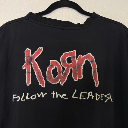 90's Korn Follow The Leader Band T-Shirt  (B2139)