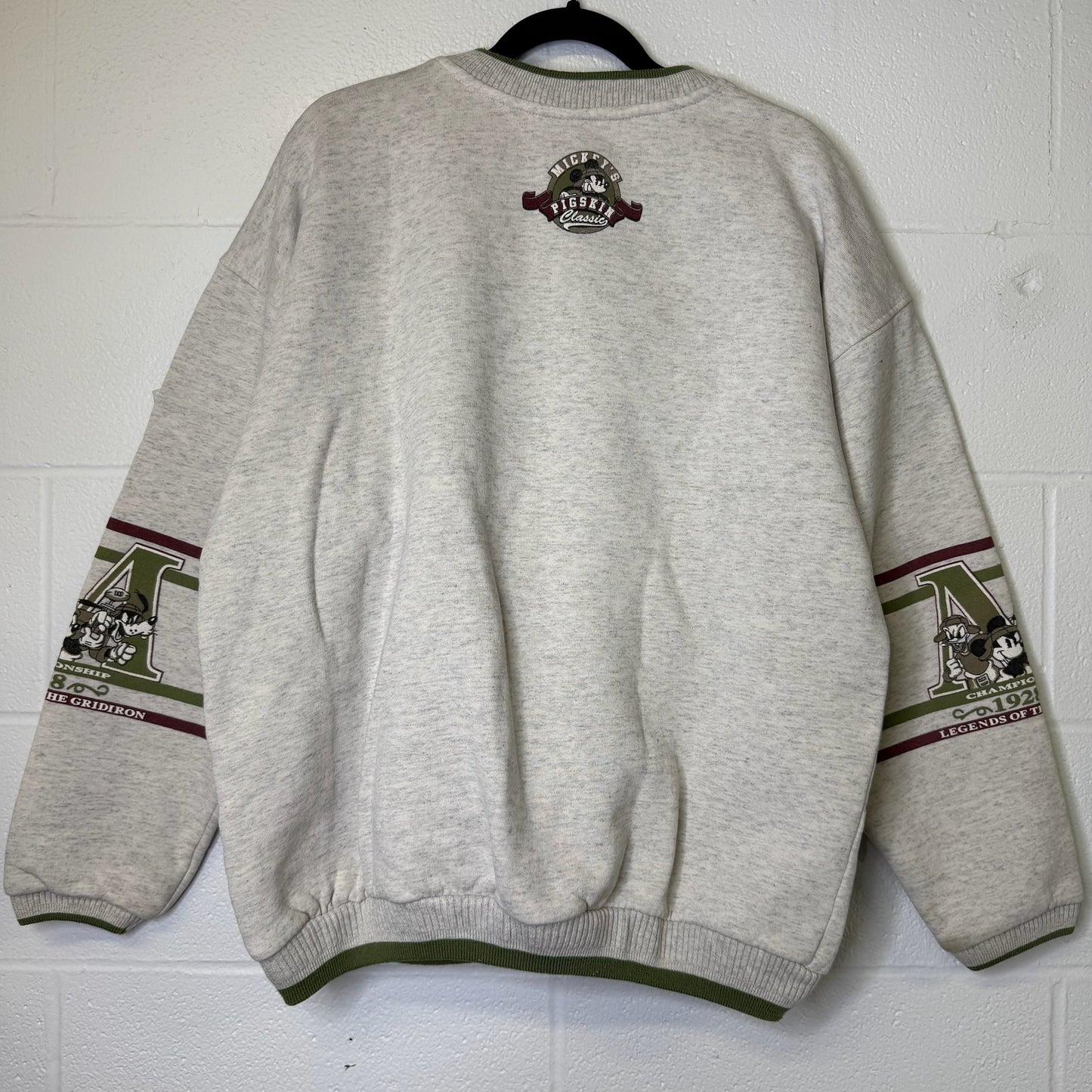 90's Disney Pigskin Classic Mickey Mouse Crewneck (B2455)