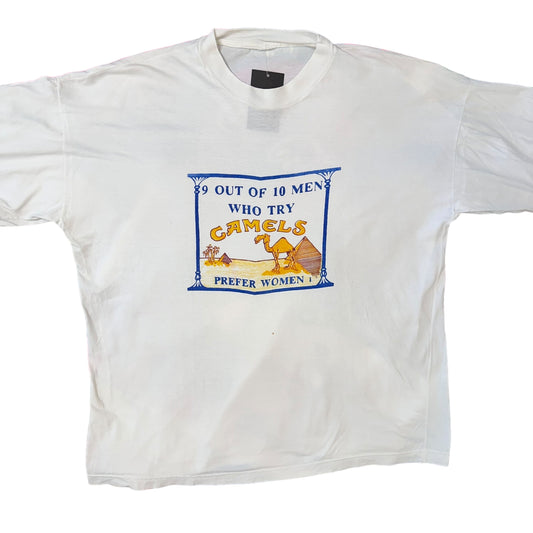 90's Camel 9/10 Prefer Women T-Shirt Sz L (A4622)