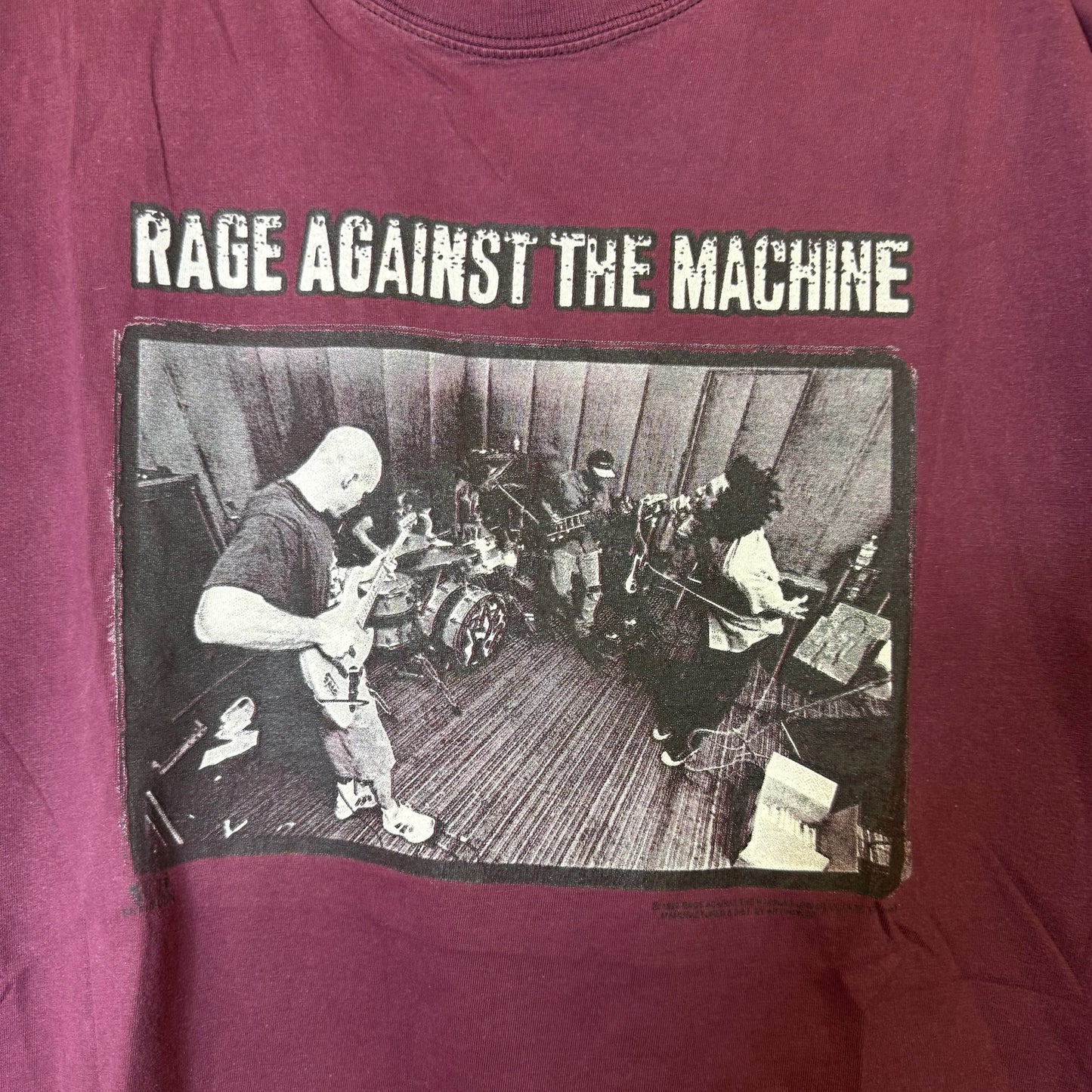 90’s Rage Against The Machine Band T-shirt Sz XL (B2136)