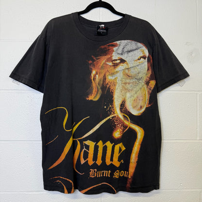 2000s Kane Burnt Soul WWF T-shirt Sz L (B1725)
