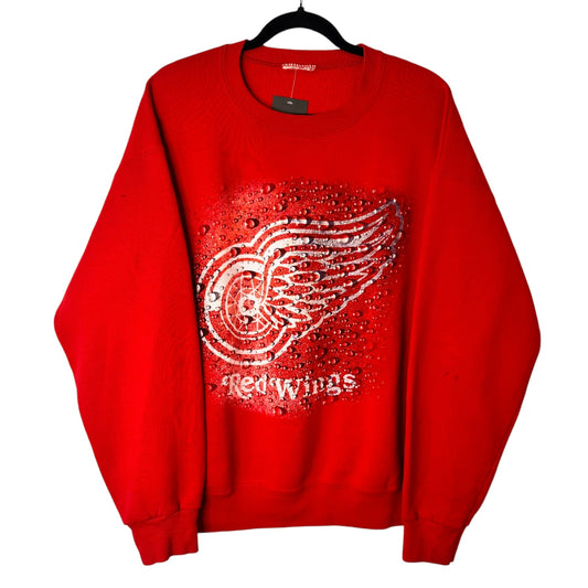 90's Detroit Red Wings NHL Crewneck Sz XL (A8054)