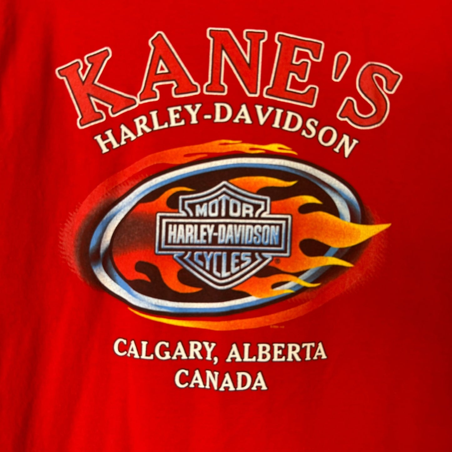 2004 Harley Davidson Kane's Calgary Long Sleeve Sz S (B039)