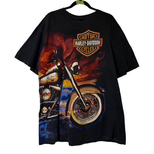 90's Harley Davidson AOP Sunset T-Shirt Sz XL (B1716)