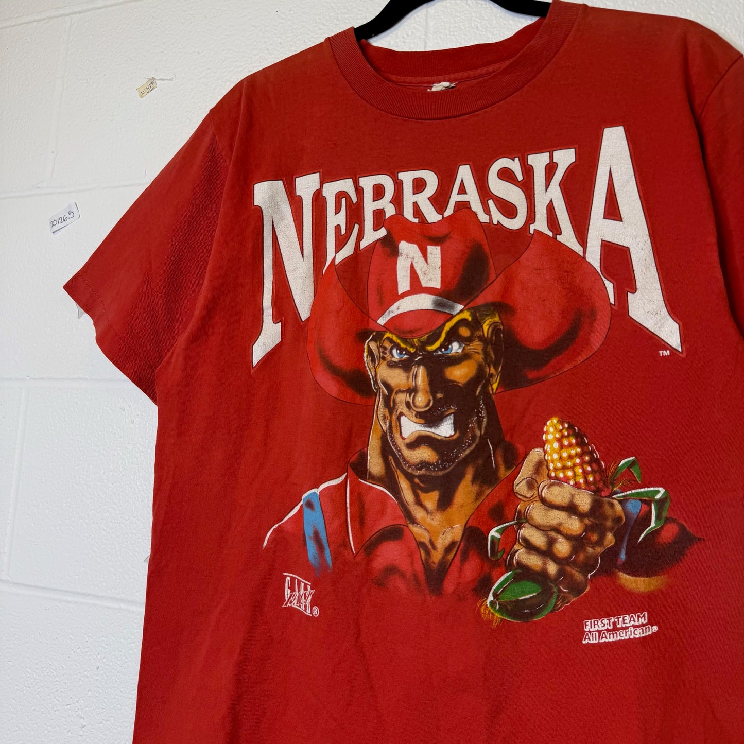 90's Nebraska Cornhuskers NCAA T-shirt Sz L (B2573)