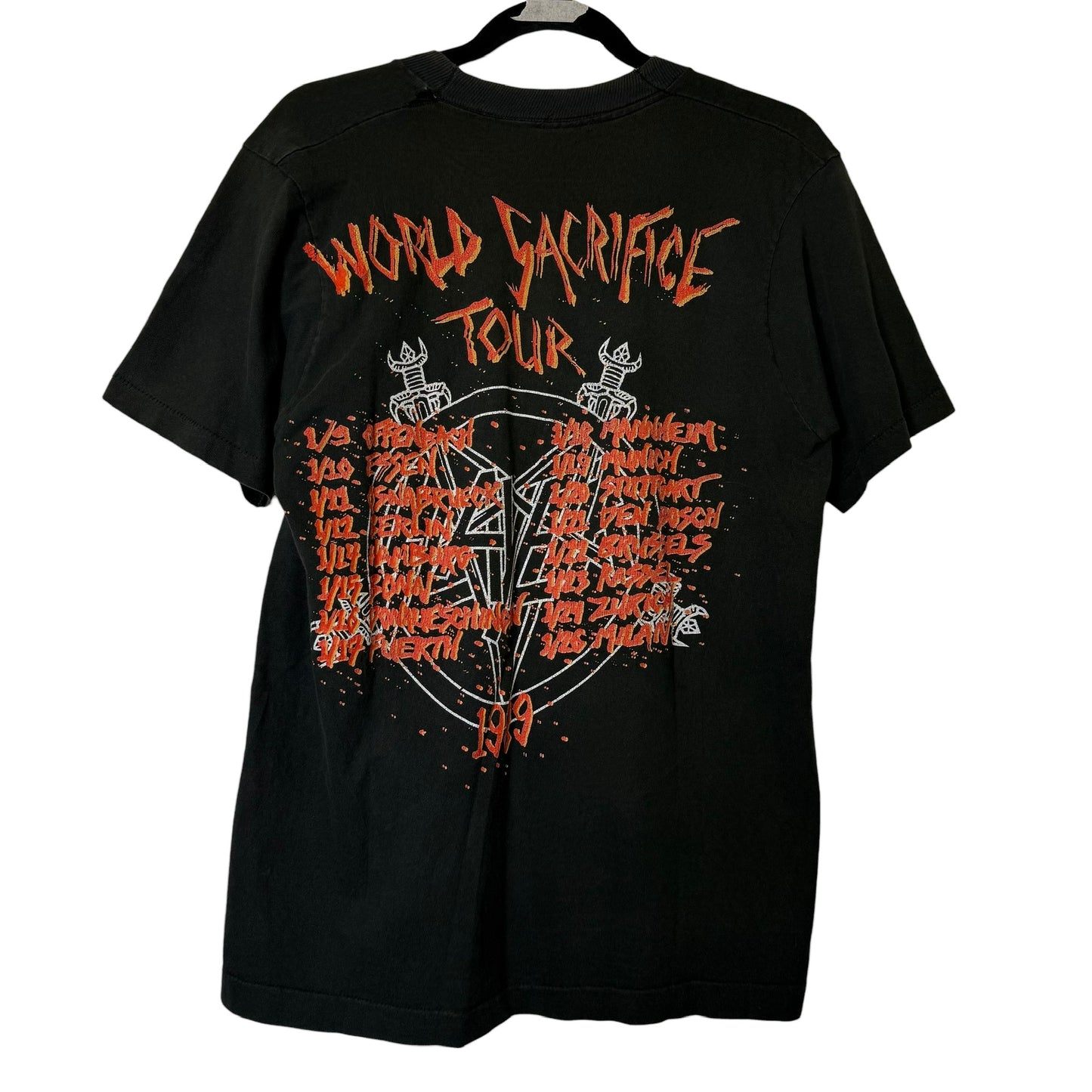 1989 Slayer Root of All Evil Backstage Pass T-Shirt