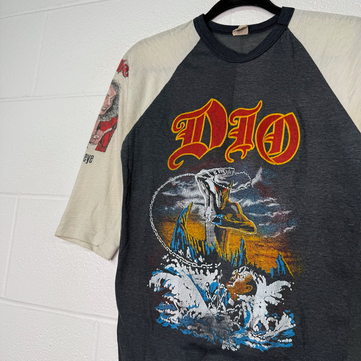 80s DIO "The Evil Eye" Band Raglan