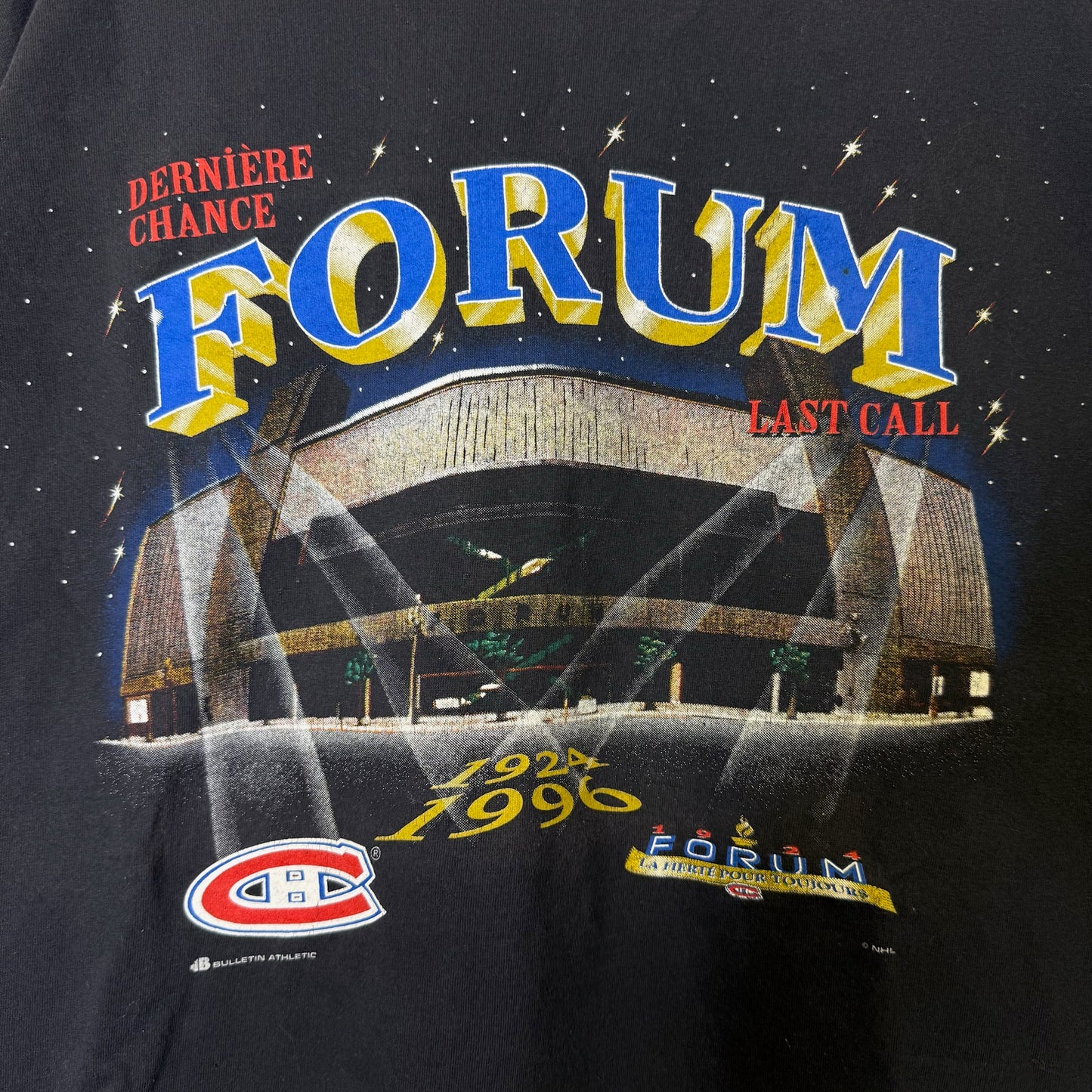 90s Montreal Canadiens NHL Forum T-Shirt Sz XL (B2371)