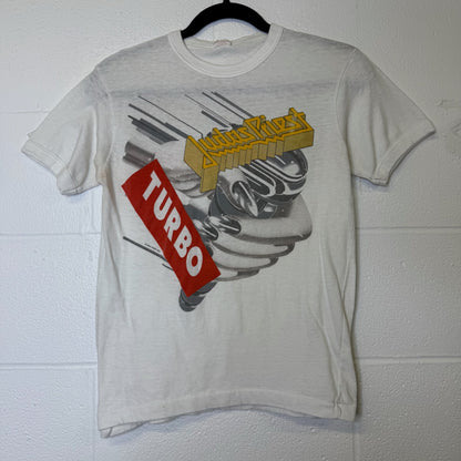 1985 Judas Priest Turbo Tour T-shirt Sz M (B1766)
