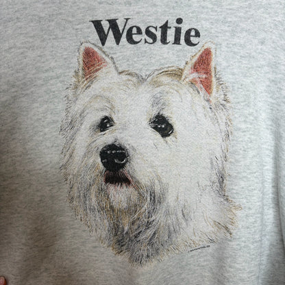 90's Westie Dog Crewneck Sz M (A7974)