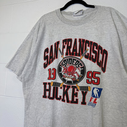 1995 San Francisco Spiders T-shirt Sz XL (B2308)