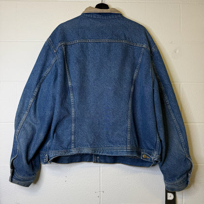 90's Lee Storm Rider Denim Coat Jacket Sz 52 (B1960)