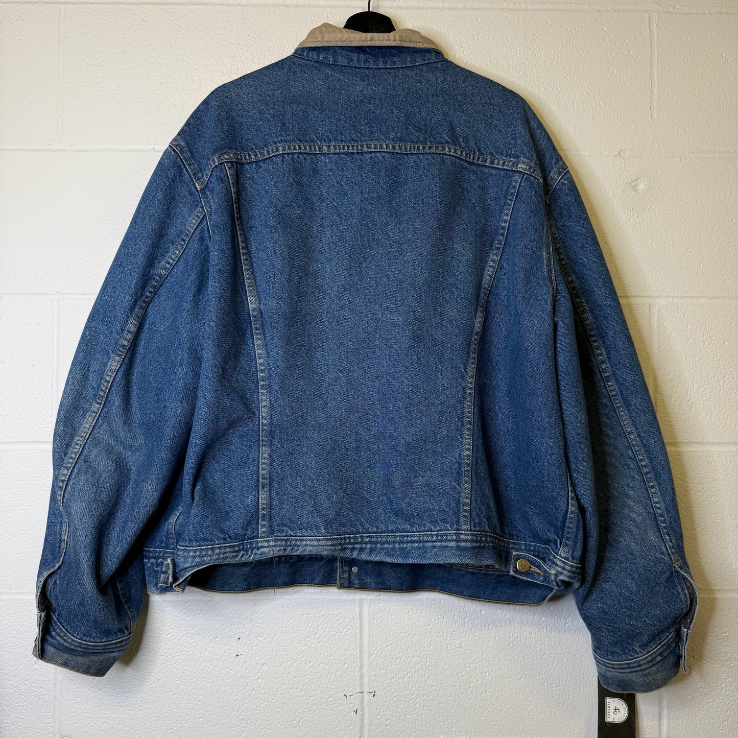 Need measurements 90's Lee Storm Rider Denim Coat Jacket Sz 44 (B1959)