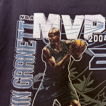 2004 Kevin Garnett Minnesota Timberwolves NBA T-Shirt Sz XL (B2330)