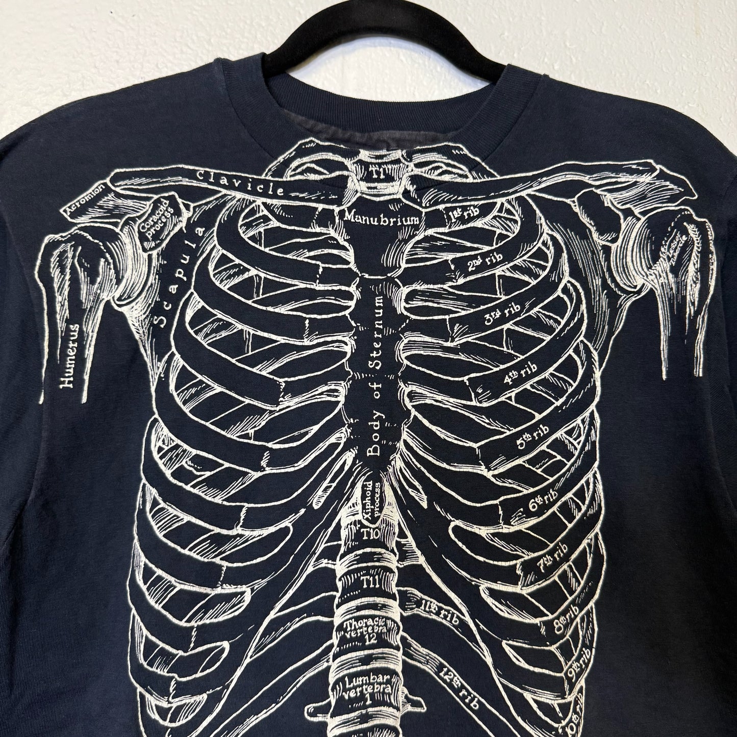 1978 Skeleton Leslie Arwin T-Shirt Sz L (B453)