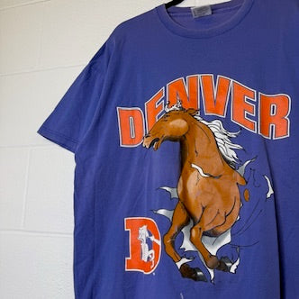 1995 Denver Broncos Nutmeg Breakthrough T-Shirt Sz XL (B270)