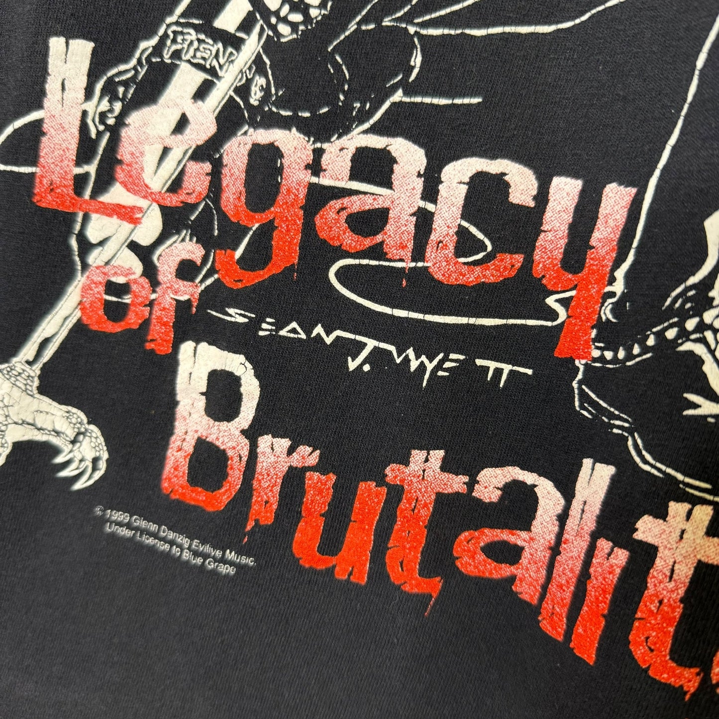 1999 Misfits Legacy of Brutality T-shirt Sz XL (B1328)