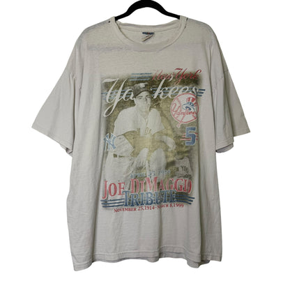 1999 New York Yankees MLB Joe Dimaggio T-shirt Sz XL (B1653)