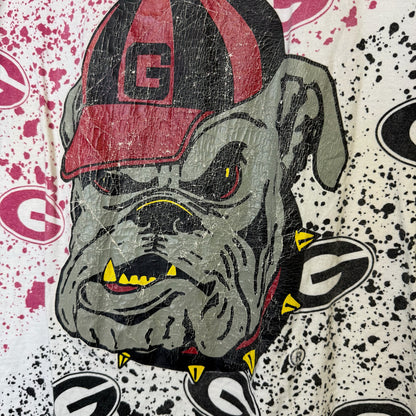 90's Georgia Bulldogs NCAA T-Shirt Sz L (B2160)