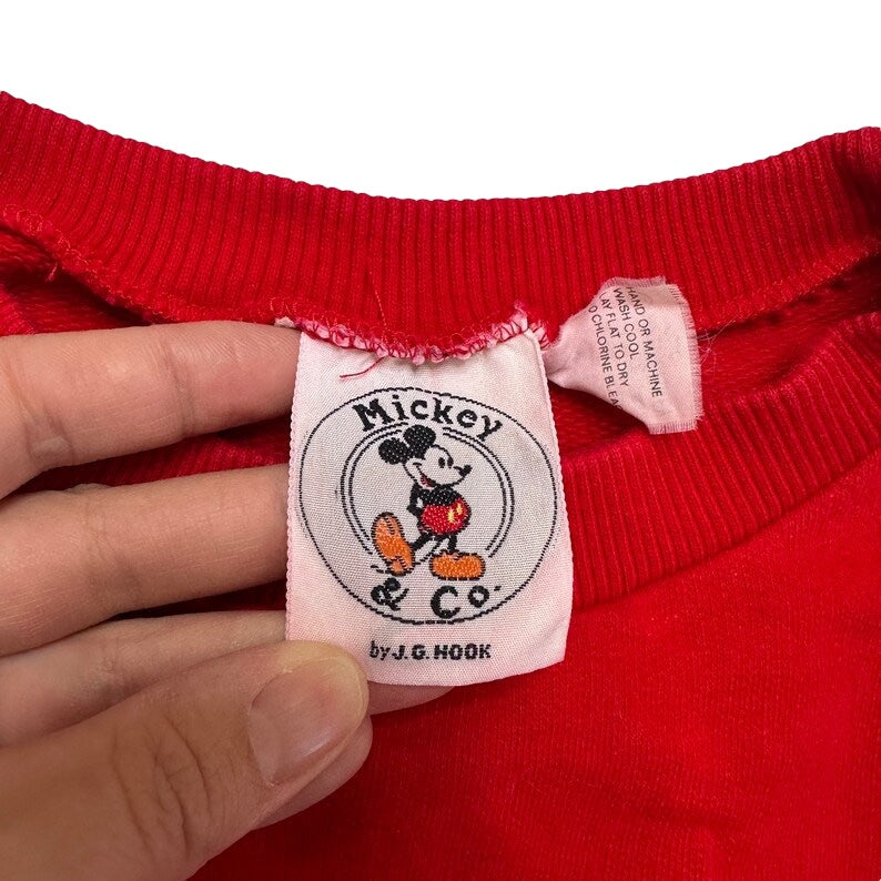 80’s Mickey Mouse Crewneck Sz S (A3042)