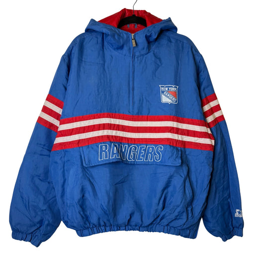 90s Texas Rangers MLB Starter Jacket Sz L (B2358)