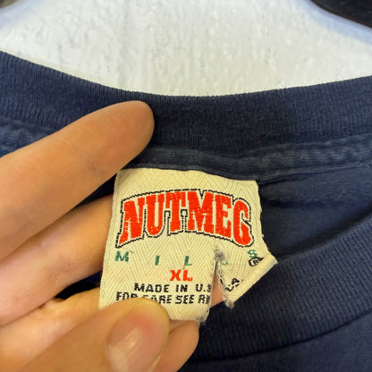 90's Notre Dame Fighting Irish Nutmeg NCAA T-Shirt Sz XL  (B2149)