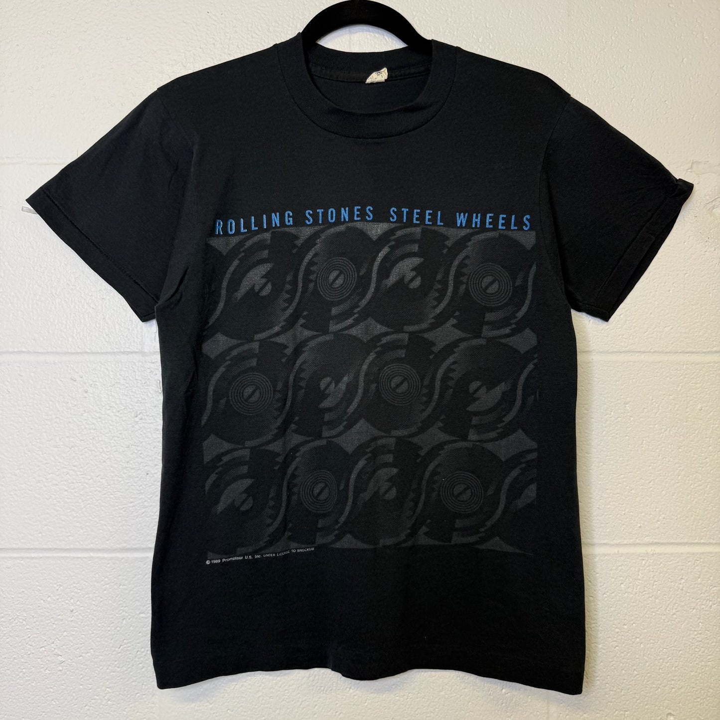 1989 Rolling Stones Steel Wheels T-Shirt Sz M (B362)