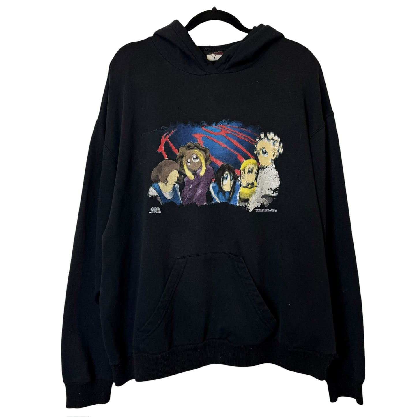 1998 Korn Anime Cartoon Hoodie Sz XL