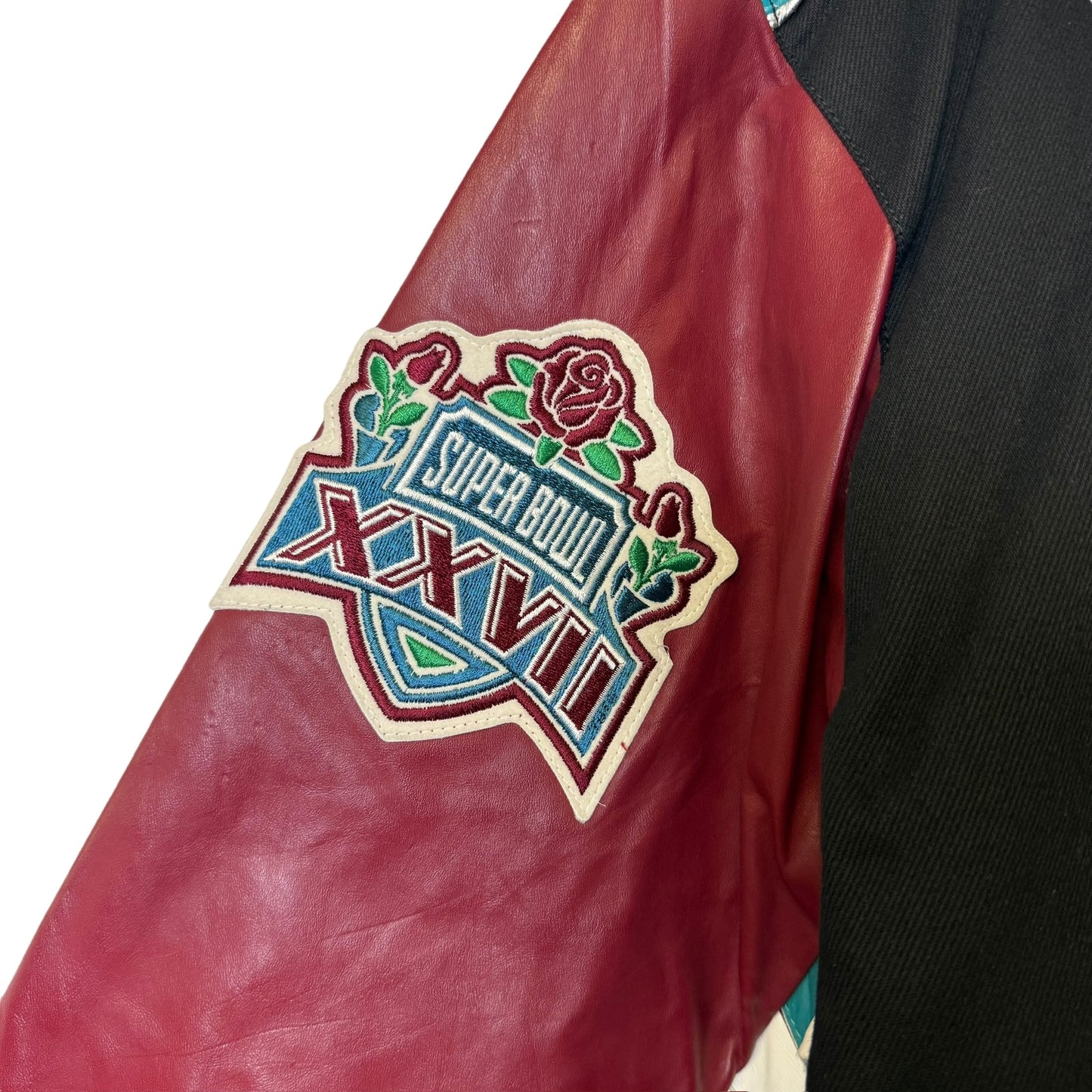 1992 Dallas Cowboys NFL Superbowl Champs Jeff Hamilton Letterman Jacket