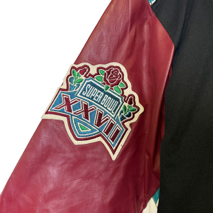 1992 Dallas Cowboys NFL Superbowl Champs Jeff Hamilton Letterman Jacket