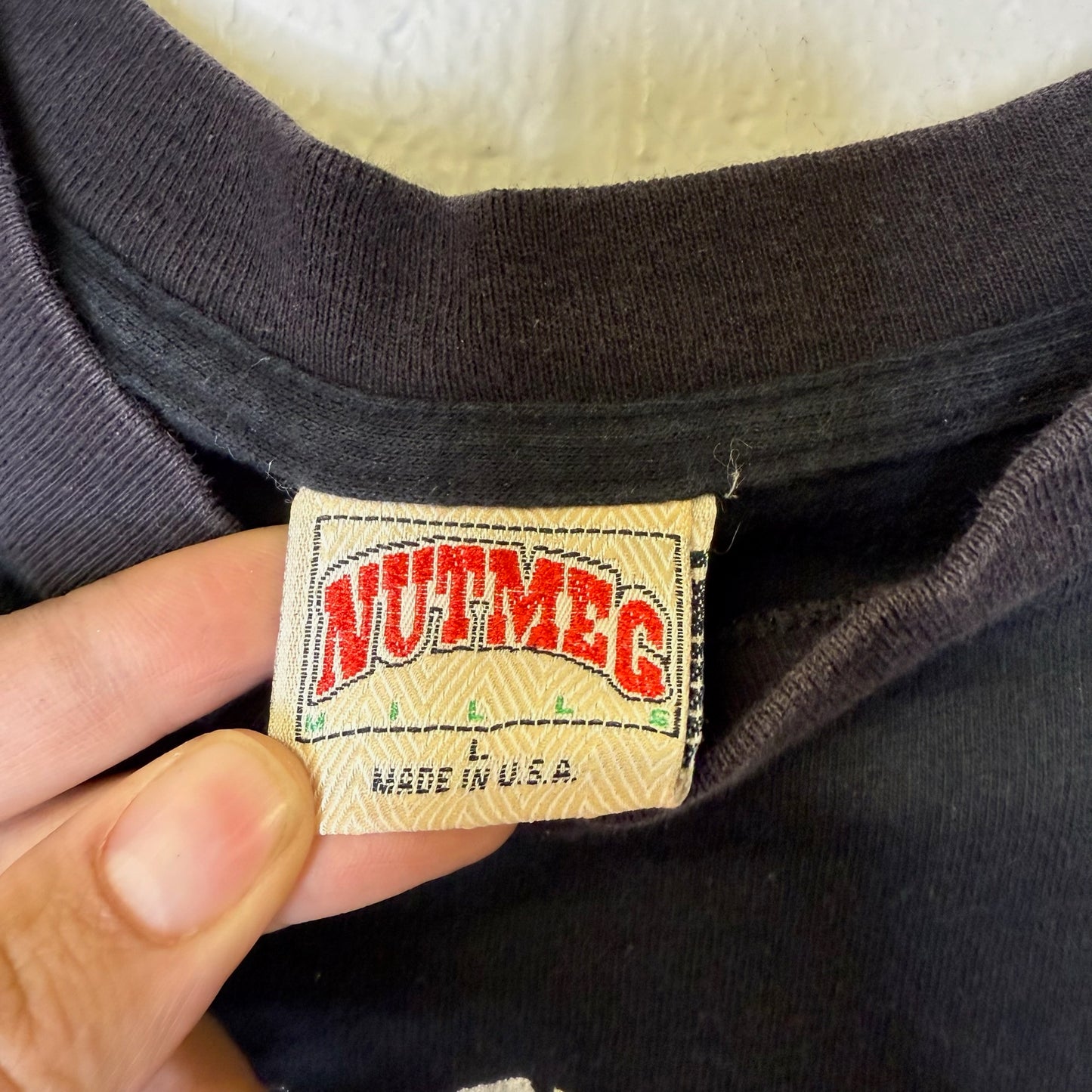 90’s Lawrence Taylor Player Card Nutmeg NFL New York Giants T-shirt Sz L (B1733)