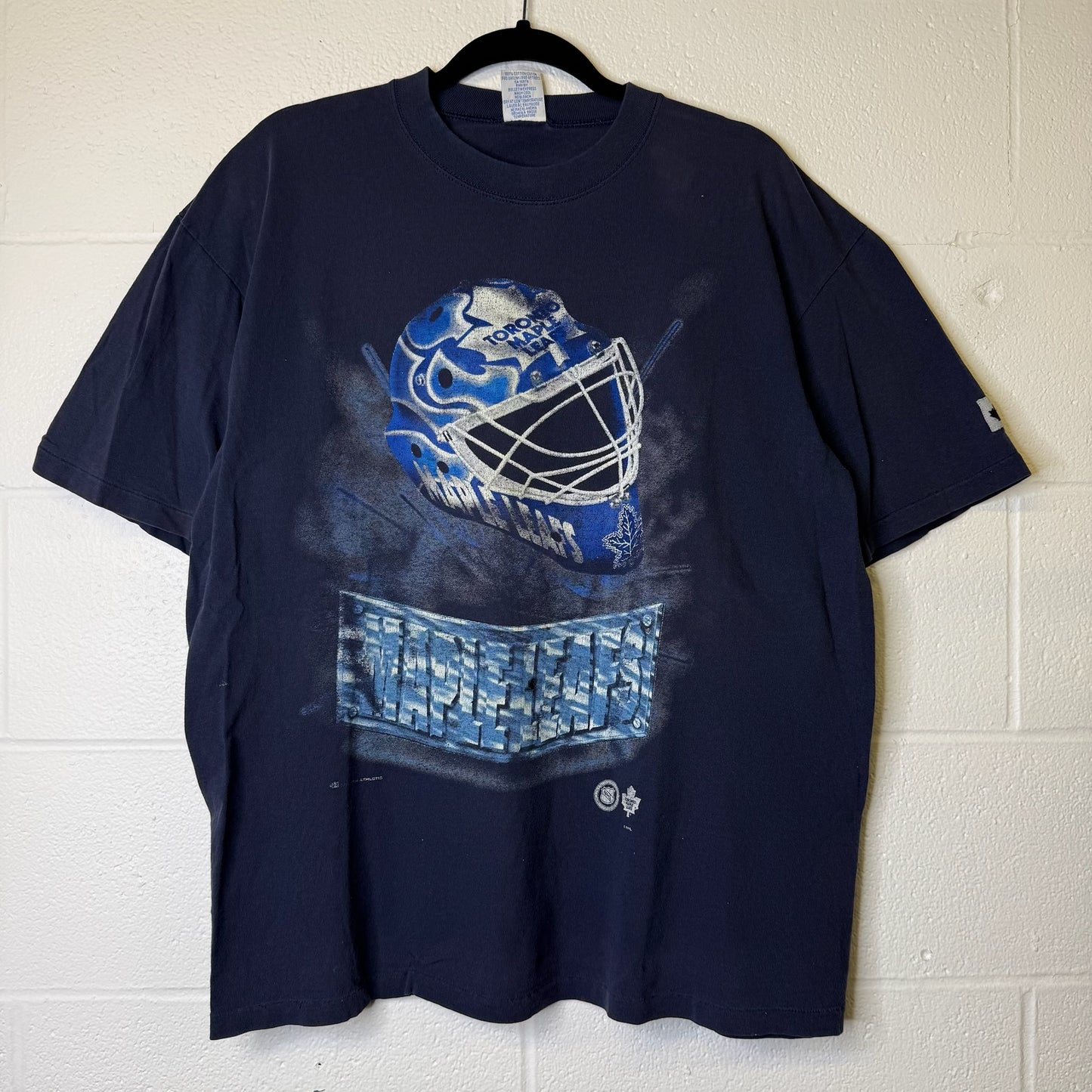 90s Toronto Maple Leafs NHL T-Shirt Sz L (B2407)