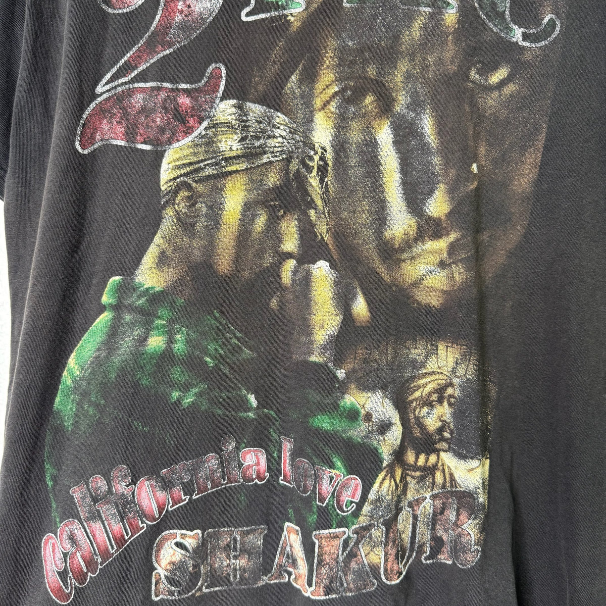 90s Tupac Biggie Rap T-Shirt Sz L