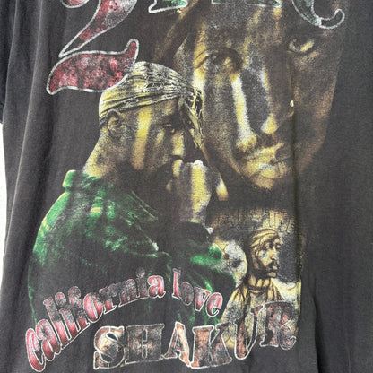 90s Tupac Biggie Rap T-Shirt Sz L