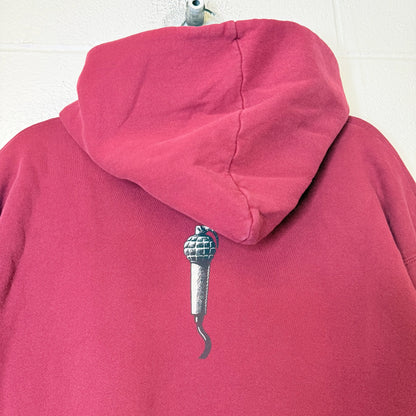 90s Rage Against The Machine Band Hoodie Sz XL