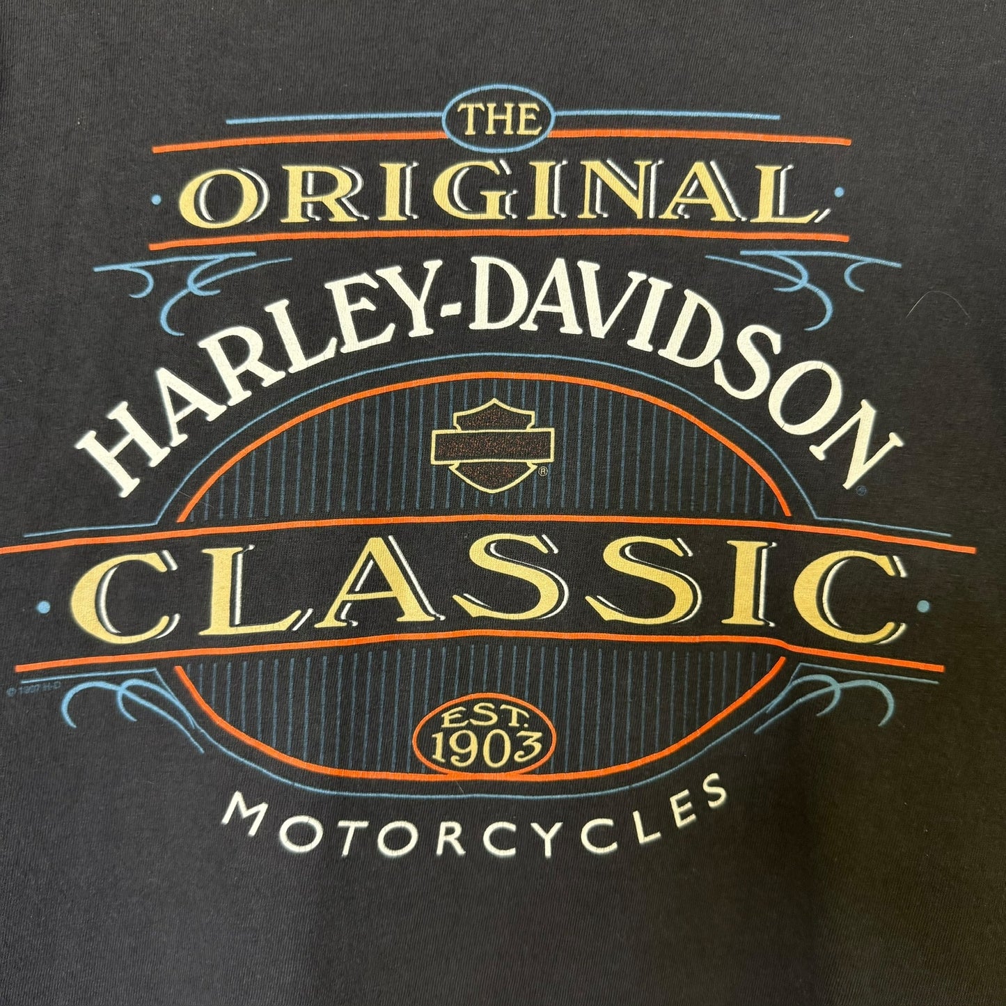 1997 Harley Davidson Capitol Lansing T-shirt Sz L (B600)