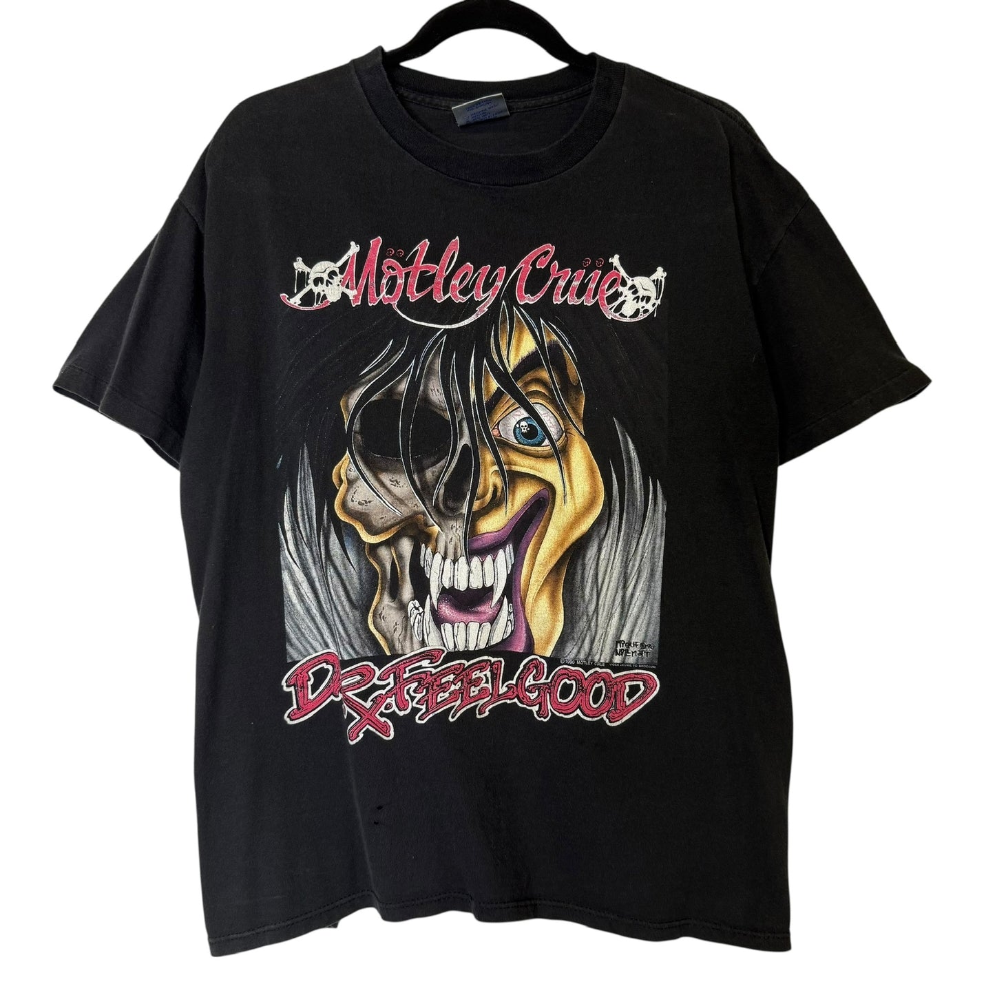 1990 Motley Crue Dr Feel Good T-Shirt Sz XL