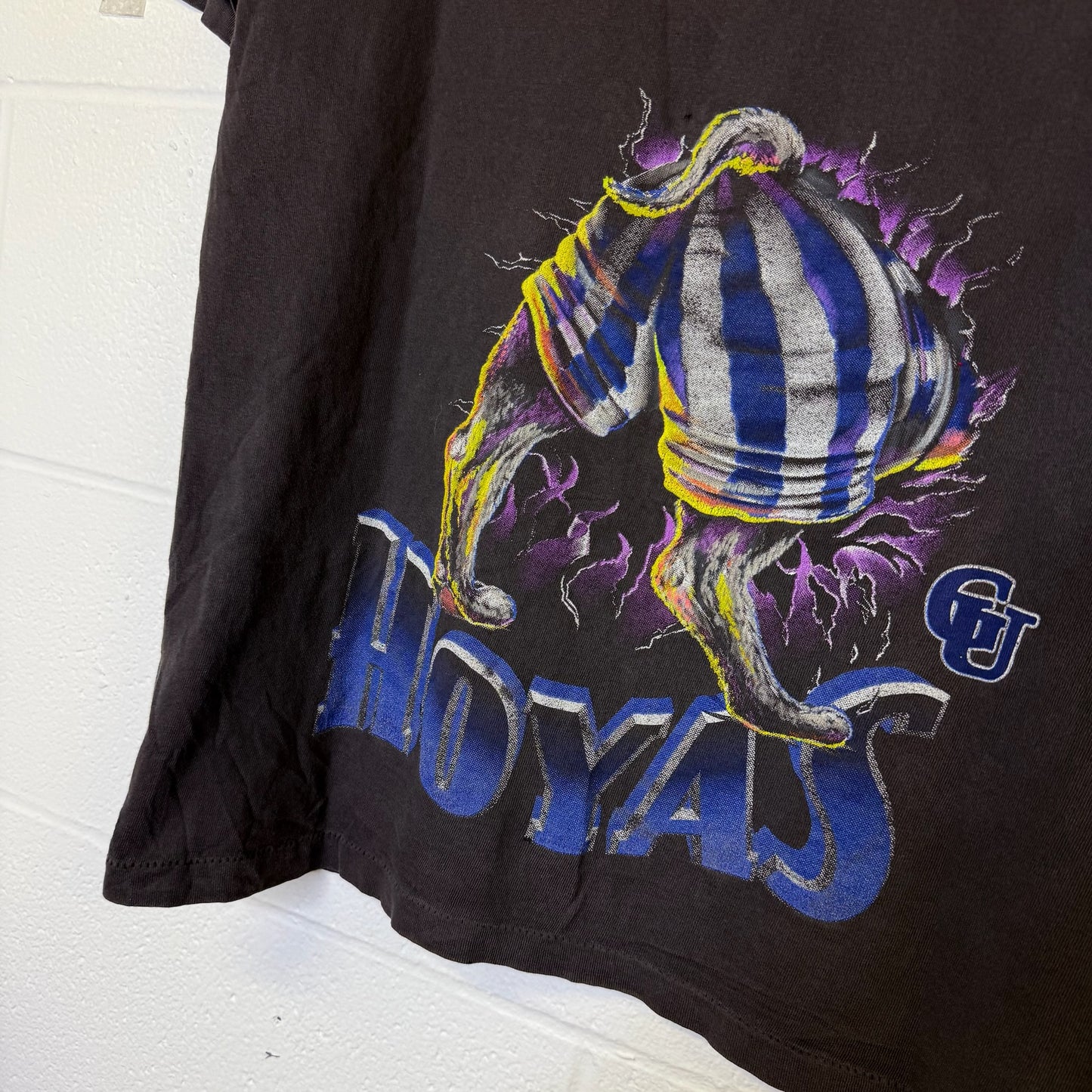 90s Georgetown Hoyas Nutmeg Breakthrough NCAA T-shirt Sz XL (B2529)