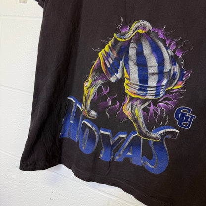 90s Georgetown Hoyas Nutmeg Breakthrough NCAA T-shirt Sz XL (B2529)